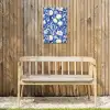 Bloemen - Delfts Blauw - Patroon - Tulp Tuinposter op houten frame 2 cm dik klein -sfeer4