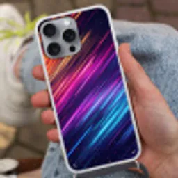 Snelheid - Kosmos - Kleurrijk Hoesje iPhone 16 Pro Max met koord klein -sfeer3