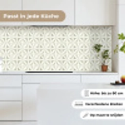 Abstract - Structuur - Grijs - Wit keuken achterwand 2 middel 871 -sfeer4_DE