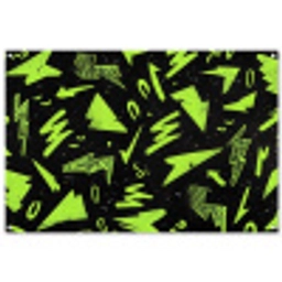 Gaming - Vormen - Pijlen - Abstract - Zwart tuinposter los doek groot -3d