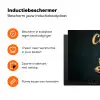 Koffie - Schotel - Koffiebonen - Retro Inductie beschermer vinyl 3mm klein -zzzzzzz-td-ups