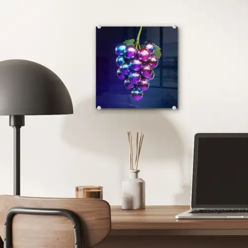 Paars - Disco - Feest - Druif plexiglas 5mm klein -sfeer6