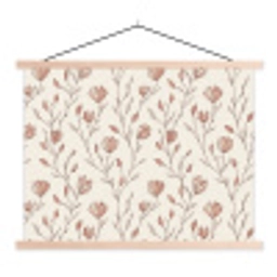 Patroon - Klassiek - Roze textielposter latten blank klein 122 -3d