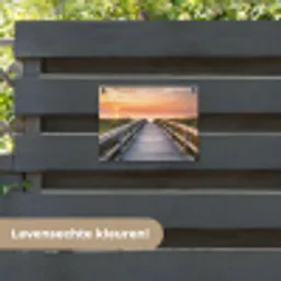 Zonsondergang over de Duinen tuinposter los doek klein -sfeer3