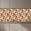 Regenboog - Schubben - Aardetinten keuken achterwand 2 middel 871 zz_3dshopping