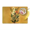 Bladeren - Boeket - Bloemen - Geel Placemat vinyl groot -zzzproduct_Kitchenyeah-website