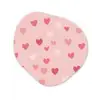 Hartjes - Patroon - Roze - Eenvoudig Wandcirkel Organisch Forex 3mm klein -3d