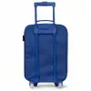 Kawai - Koe - Bruin Kinderkoffer - Blauw klein -achterkant
