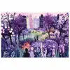 Park - Bomen - Bloemen - Gebouwen poster papier klein -3d