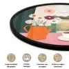 Bloemen - Koffie - Raam Fotolijst rond zonder passe partout klein -closeup_NL