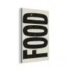 Japandi - Eten - Vintage - Decoratie aluminium wit klein -3d