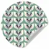 Retro - Modern - Groen Wandcirkel behangsticker klein 186 -3d