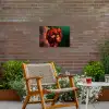 Vrouw - Drankenfruit - Rozen Tuinposter op houten frame 2 cm dik klein -sfeer3