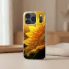 Zonnebloem - Dauwdruppels - Geel - Zonlicht Telefoonhoesje iPhone 17 Pro Max klein -sfeer2