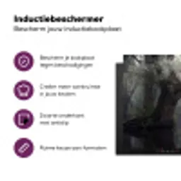 Zwanen - Rivier - Bos Inductie beschermer vinyl 3mm klein -zzzzzzz-cc-usp
