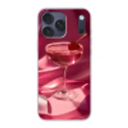 Cocktail - Pink - Luxe Telefoonhoesje iPhone 17 Pro Max klein -3d