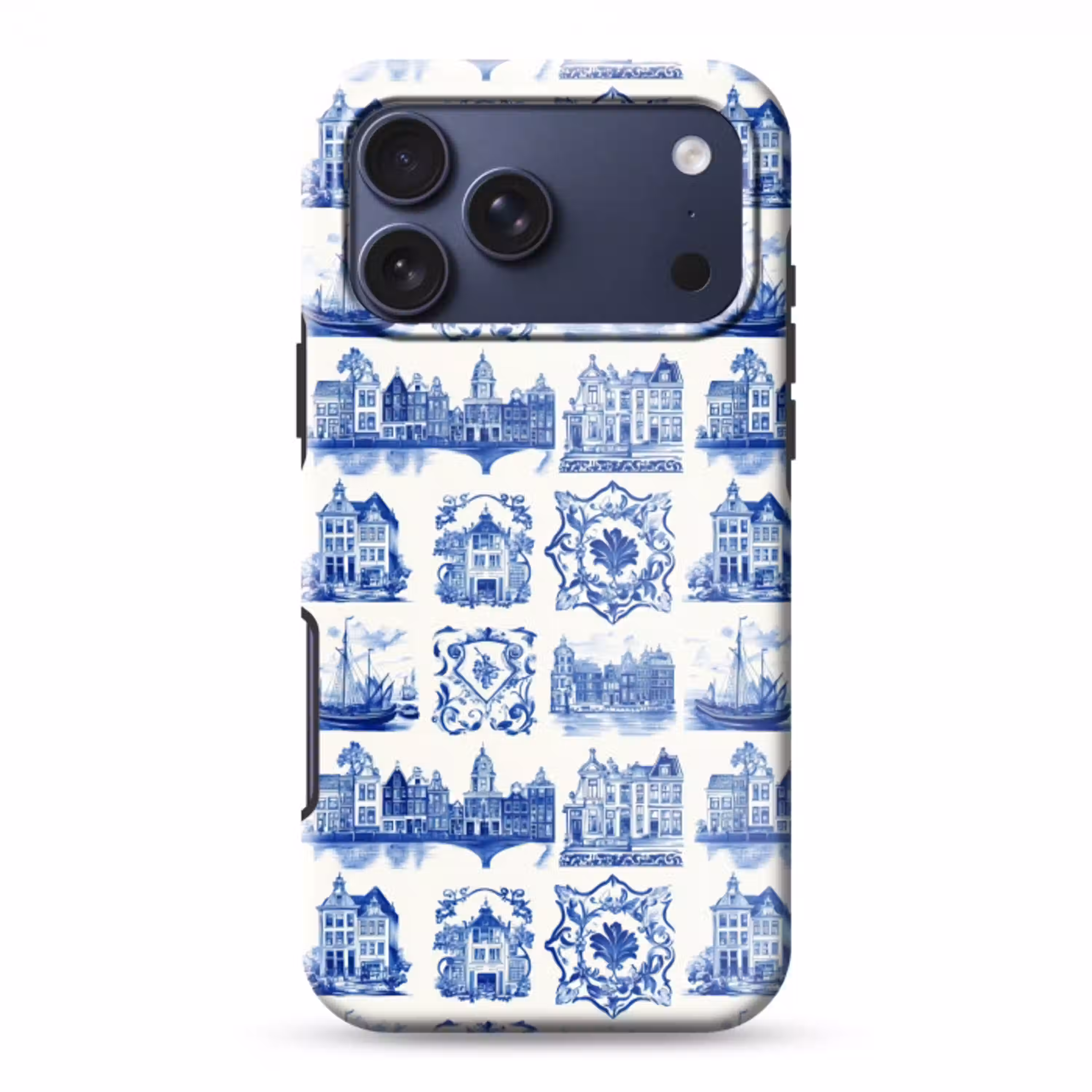 Huizen - Schepen - Blauw Toughcase MagSafe Apple iPhone 17 Pro Max klein 1019 -3d