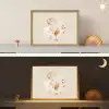 Jongen - Beige - Minimalistisch - Voetbal Light Box met batterij (Wandlamp kind) middel -sfeer3_kind