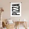 Pizza - Japandi - Decoratie - Vintage Wandkleed katoen klein -wsfeer5_kind