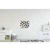 Hartjes - Zwart - Beige textielposter latten blank klein -kinderkamer