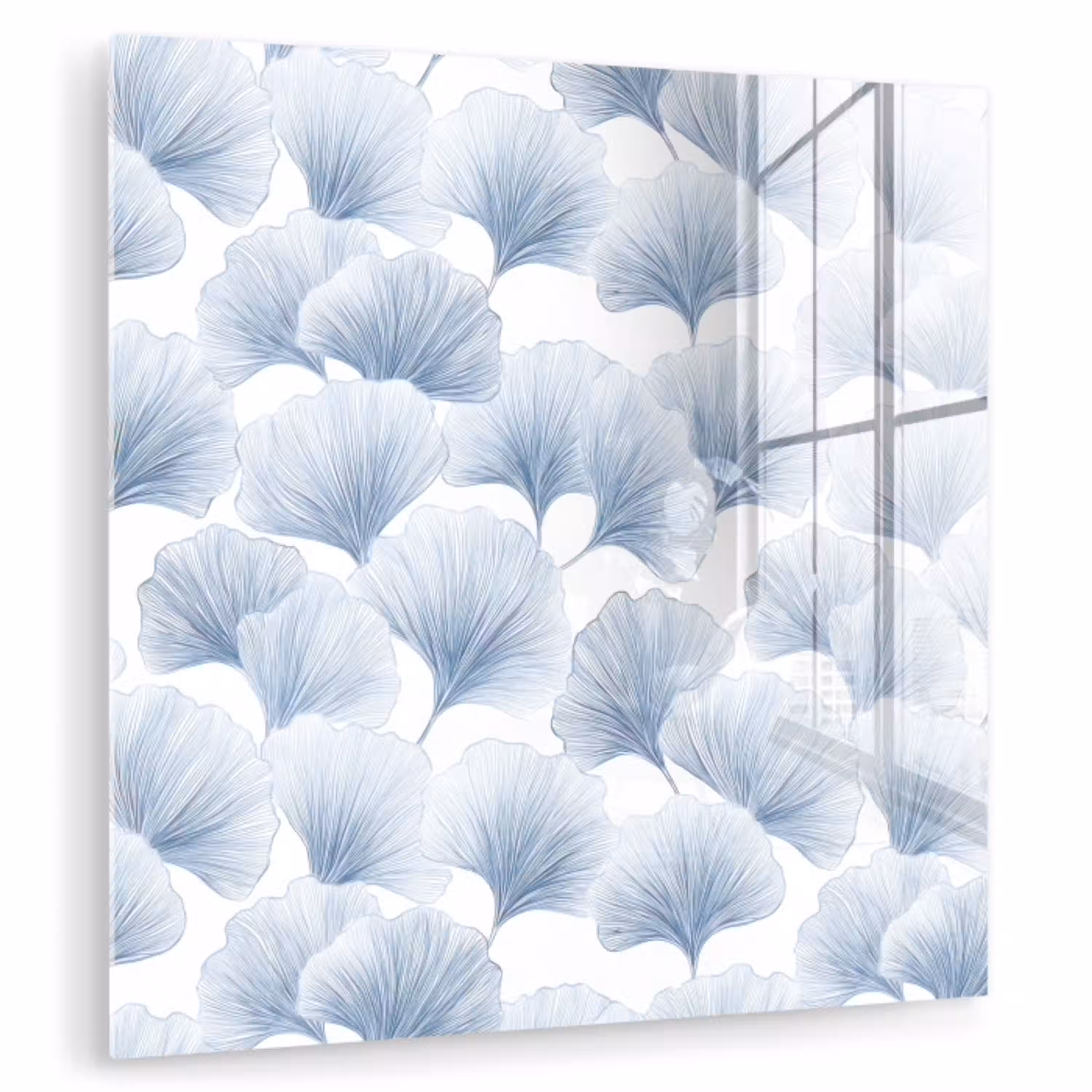 Waaier - Modern - Blauw plexiglas 5mm klein 11 -zzzproduct_nieuw