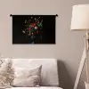Bloemen - Bessen - Klassiek Wandkleed katoen klein -sfeer4