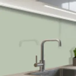 Mintgroen - Effen kleur keuken achterwand 2 middel 865 -zzzz3d_schuin