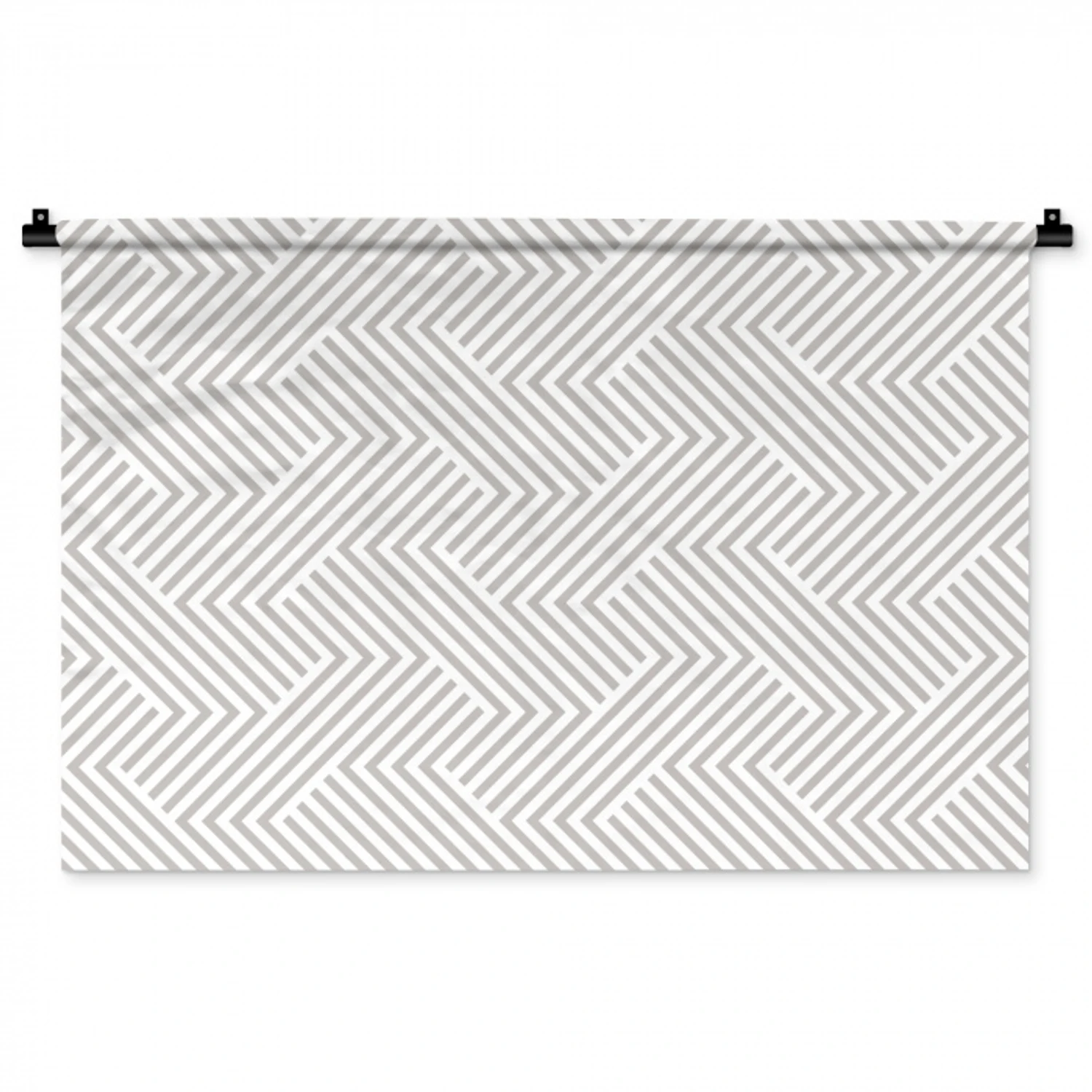 Grafisch - Patroon - Modern - Schuin Wandkleed katoen middel 269 -zz3d