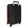 Abstract - Paarse golven NBS - Handbagage koffer - Kinderen Unisex middel -achterkant