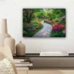 Park - Bloemen - Tuin canvas 2cm klein -sfeer6