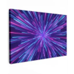 Dynamisch - Ruimte - Kleurrijk canvas 2cm klein -z3d