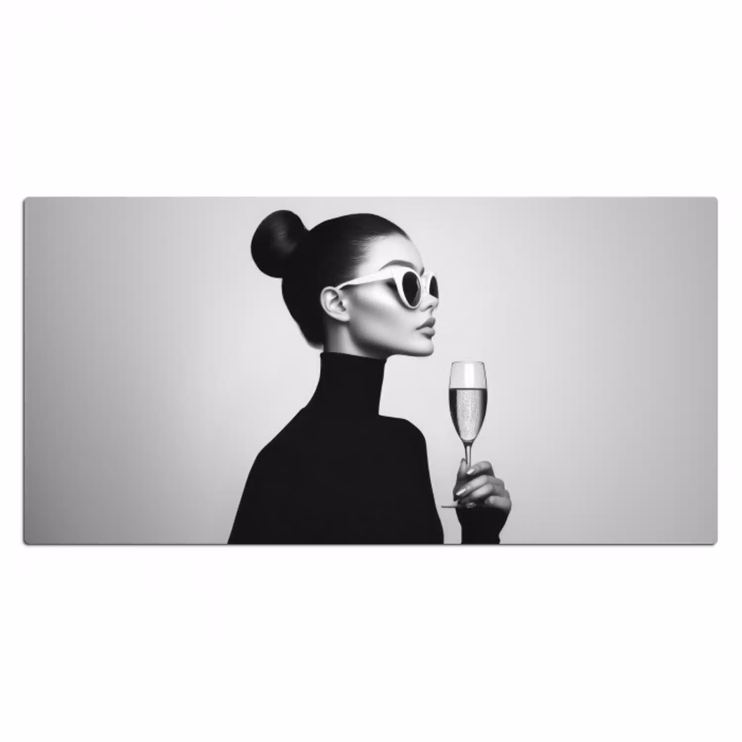 Vrouw - Champagne - Modern Muismat XXL klein -3d_leeg