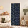 Deco - Waaier - Blauw deurposter klein 289 -sfeer2