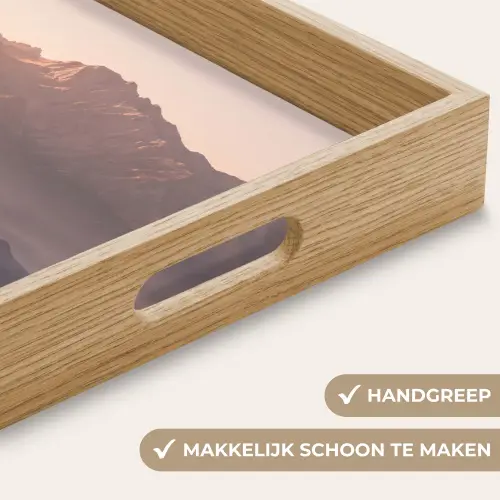 Panorama - Landschap - Bergen Dienblad Rechthoek middel -USP_HandgreepNL