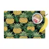 Patroon - Tropisch - Ananas - Illustratie Placemat vinyl groot 368 -zzzproduct_Kitchenyeah-website