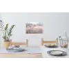 Graspluimen - Wind - Beige - Mistig Muursticker klein -eettafel