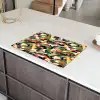 Kleurrijke - Camouflage - Organische - Vormen Inductie beschermer vinyl 3mm klein 276 -sfeer8