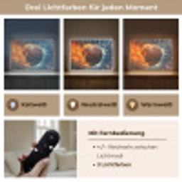 Basketbal - Vuur - Sport - Blauw - Oranje Light Box met batterij (Wandlamp kind) middel -USP_lichtkleurDE