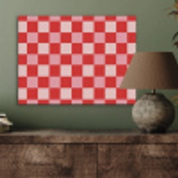 Vierkant - Klassiek - Rood PET vilt klein 837 -sfeer2