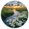 Beekje - Landschap - Margriet Wandcirkel plexiglas klein -3d