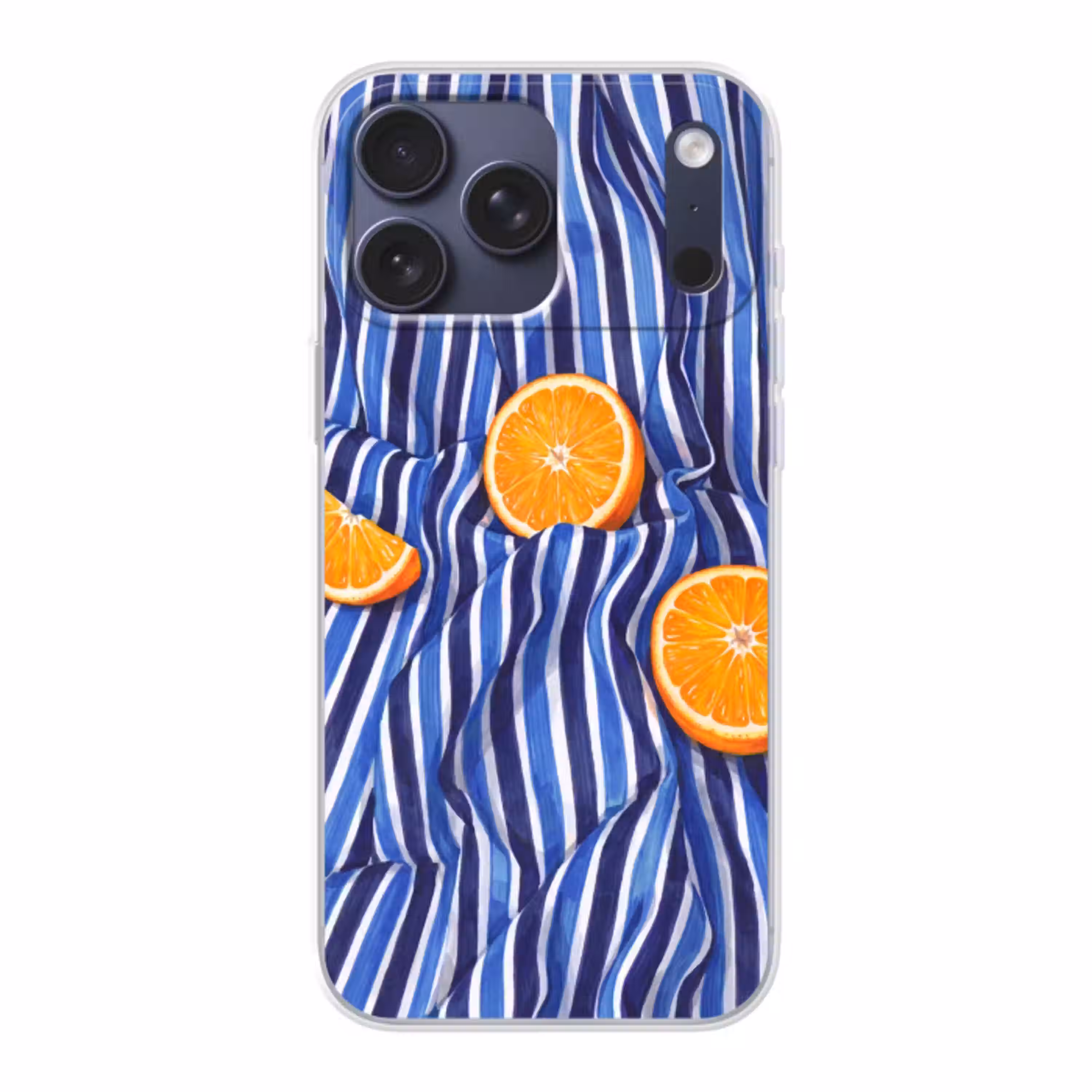 Eten - Fruit - Oranje Telefoonhoesje iPhone 17 Pro Max klein -3d