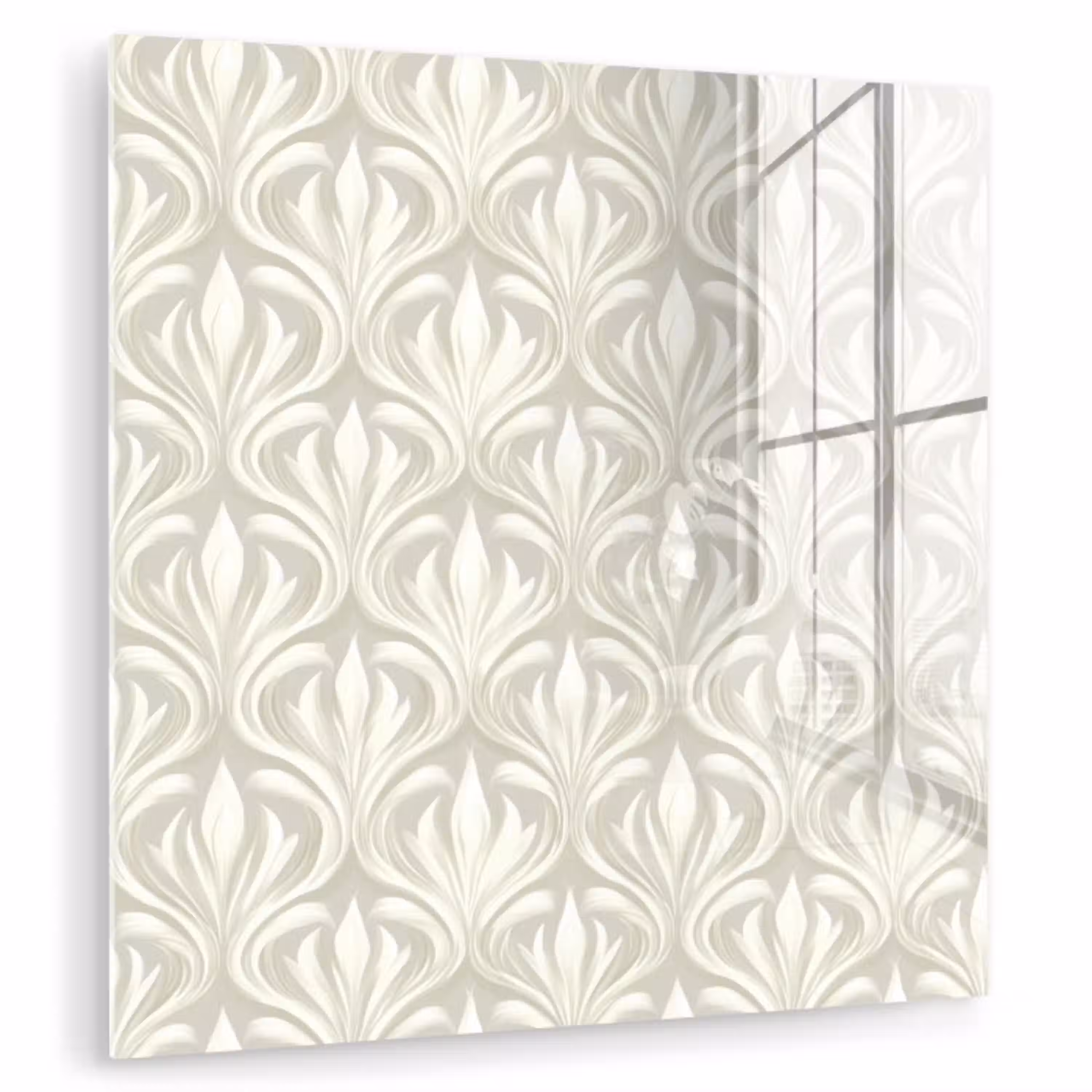 Barok - Patroon - Beige plexiglas 5mm klein 11 -zzzproduct_nieuw