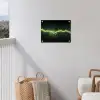 Gaming - Elektriciteit - Lijn - Vonken - Groen tuinposter los doek klein -sfeer8
