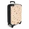 Terrazzo patroon veelkleurig terra NBS - Handbagage koffer - Kinderen Unisex middel -productfoto_3d