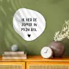 Ik heb de zomer in mijn bol - André Hazes - Spreuken - Quotes Wandcirkel Organisch Forex 3mm klein -sfeer2