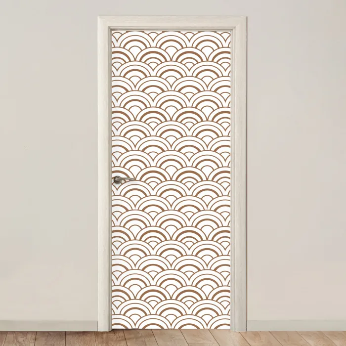 Klassiek - Motief - Terracotta deurposter klein 289 -3d_beige