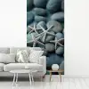 Zeesterren - Stenen - Wit fotobehang vinyl groot -woonkamer