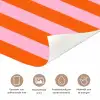 Strepen - Oranje - Verticaal - Ciao bella deurposter klein -closeup_NL