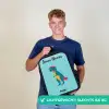 Dino - Dier - Zonnebril Rugzak - Zwart middel -sfeer7_NL