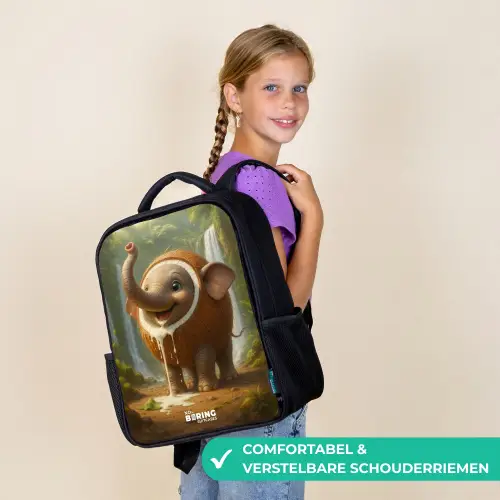 Coconote Elephante Rugzak - Zwart middel -sfeer6_NL